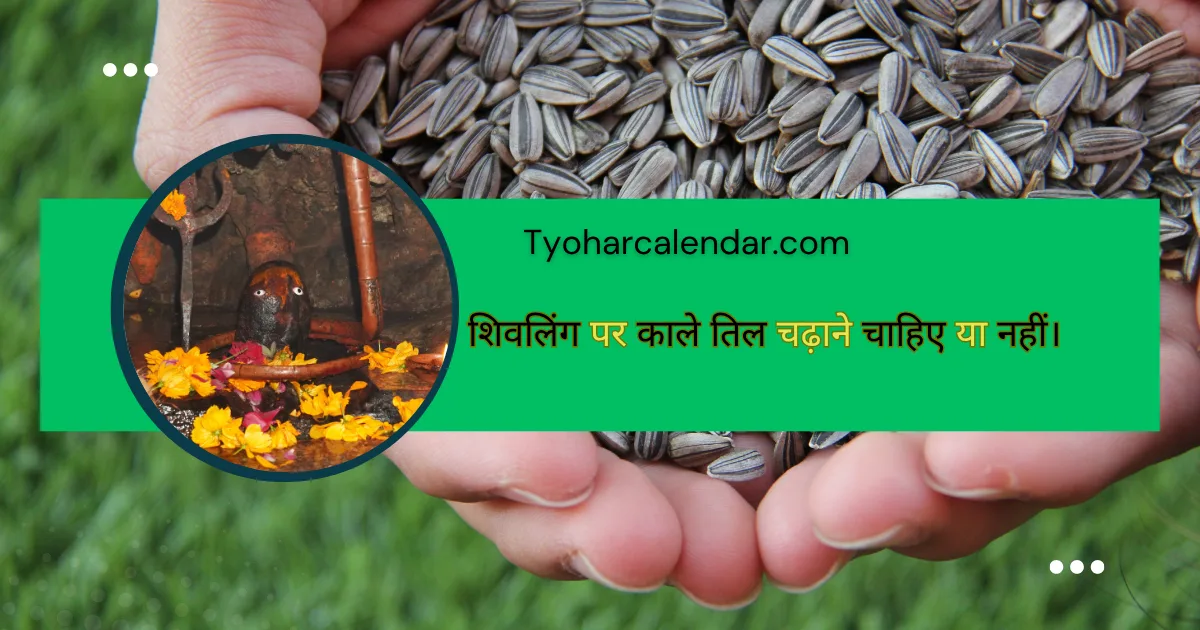 शिवलिंग पर काले तिल चढ़ाने चाहिए या नहीं