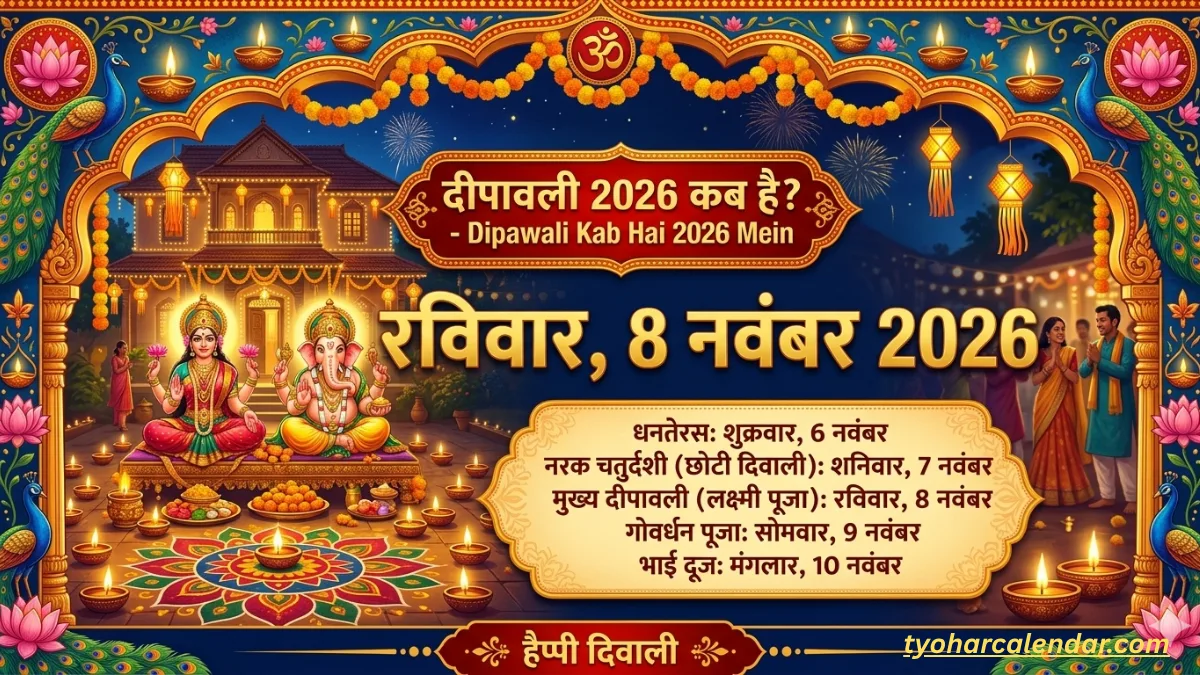 दीपावली कब है?- Dipawali Kab Hai 2026 mein